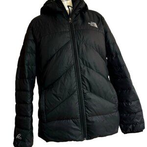 The North Face Black Down Fill Winter Insulated Snow Jacket Woman Lady XL